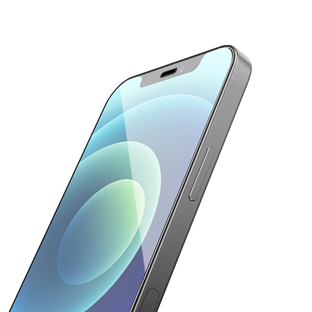 Защитное стекло на iPhone 12 (6.1)/12 Pro (6.1) G8, HOCO, 3D Full screen fine edge anti-fall tempered glass, черное