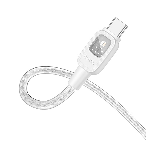 Кабель Type-C на Type-C, HOCO, U124, 1.2м, 60W, серый