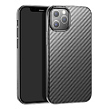 Чехол силиконовый для IPhone 12 Pro Max (6.7), Delicate shadow series, черный, Скидка