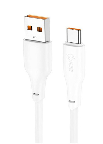 USB Кабель Type-C, HOCO, X93, 1м, 27W, белый