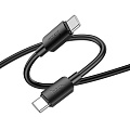 Кабель Type-C на Type-C, HOCO, X96, 1м, 60W, черный