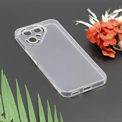 Чехол силиконовый для TECNO Pova 7 Ultra (5G), с защитой камеры, X-CASE, прозрачный