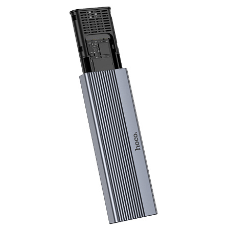 Внешний бокс для диска M.2 SSD USB 3.1/6Gbps, HB47, черный