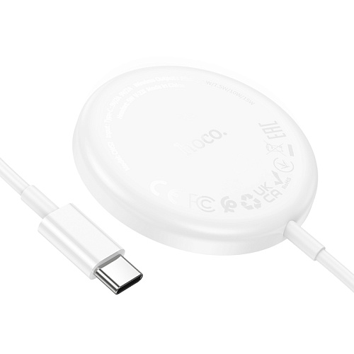Беспроводное зарядное устройство, CW52, Type-C, HOCO, Magsafe, белый
