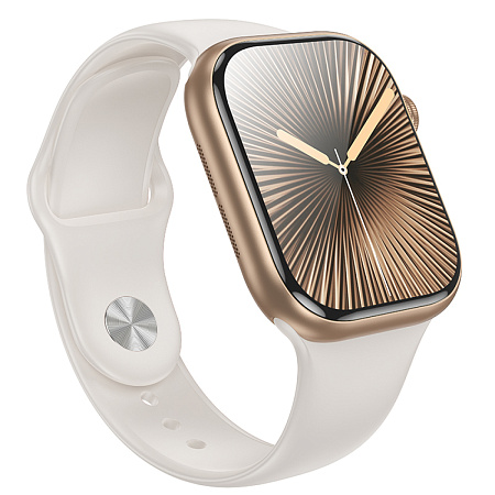 Умные часы Y30 спортивные Smart watch Hoco с поддержкой звонков, золотые