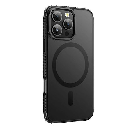 Чехол для iPhone 16 Pro, противоударный, Магнитный (MagSafe), HOCO, anti-shock, черный