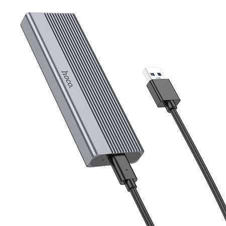 Внешний бокс для диска M.2 SSD USB 3.1/6Gbps, HB47, черный