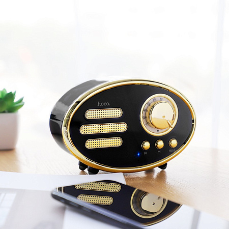 Колонка BS25 Time wireless speaker, HOCO, черная