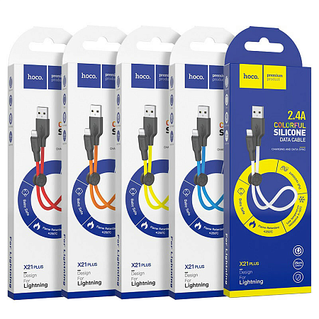 USB   Lightning, HOCO, X21 Plus, 0.25, , -