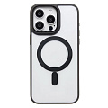 Чехол силиконовый для iPhone 16 Pro Max, Магнитный (MagSafe), X-CASE, черный