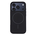 Чехол-накладка для iPhone 17 Pro Max, Silicon Case, магнитный (MagSafe), без лого, X-CASE, черный