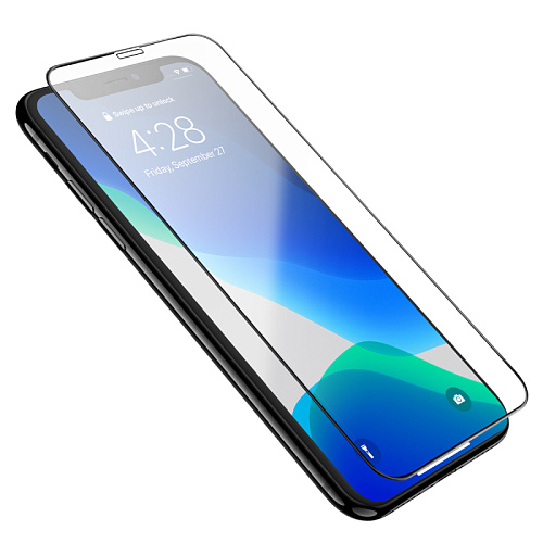 Защитное стекло на iPhone X/XS/11 Pro (G14), HOCO, Guardian shield series full-screen HD tempered glass, черное