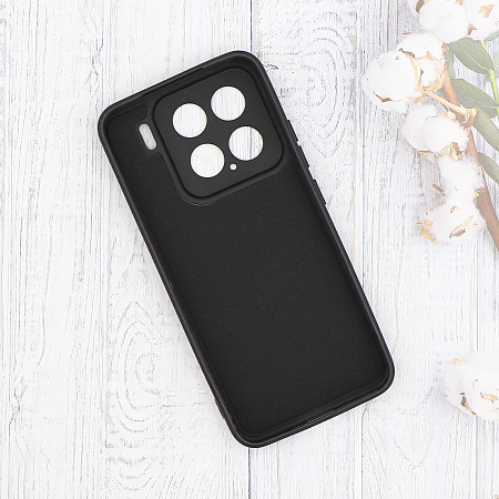 Чехол силиконовый для Xiaomi 15 (5G), с микрофиброй внутри, с защитой камеры, X-CASE, черный