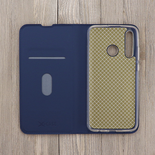 Чехол-книжка для Huawei P30 LITE/Nova 4e/honor 20S/P30 LITE NEW Edition/P30 LITE 2020, X-CASE, боковой, синий