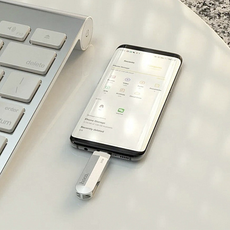 USB Flash Drive 64GB Smart Type-C (UD10) 2 в 1, скорость записи 15-30 МБ/С, скорость чтения 80-120МБ/С