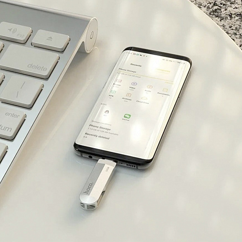 USB Flash Drive 64GB Smart Type-C (UD10) 2 в 1, скорость записи 15-30 МБ/С, скорость чтения 80-120МБ/С