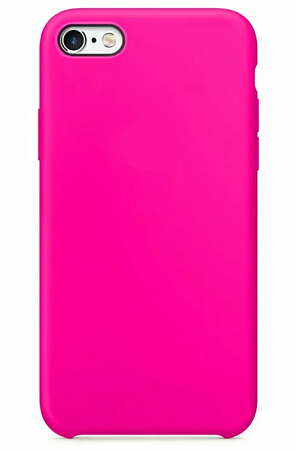 Чехол - накладка для iPhone 6/6S, Silicon Case, розовый