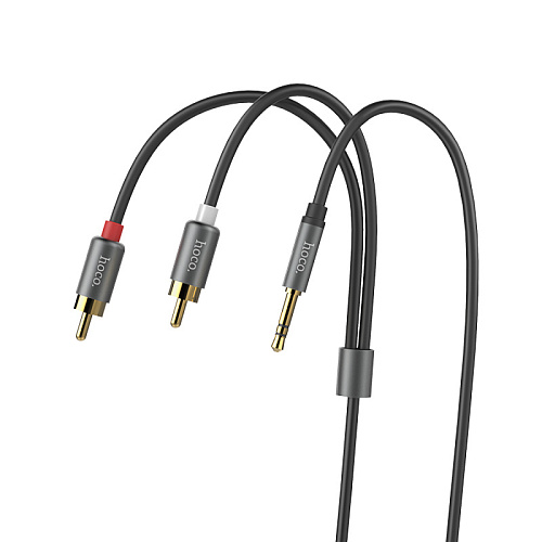 AUX Audio кабель 3,5 мм, UPA10, HOCO, колокольчики, Double lotus rca audio