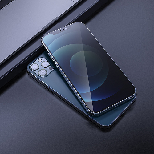 Защитное стекло на iPhone 12 Pro Max (6.7) G11, HOCO, Full screen HD privacy protection tempered glass, черное
