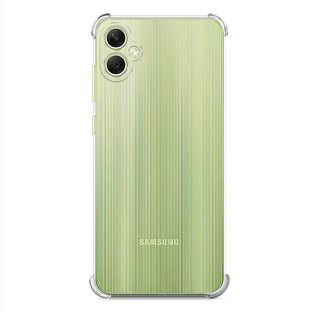 Чехол силиконовый для Samsung Galaxy A05, усиленные края с защитой камеры, X-CASE, прозрачный