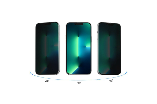 Защитное стекло на iPhone 13 mini (5.4) A25, HOCO, Full-screen anti-drop and privacy-proof tempered film, черное