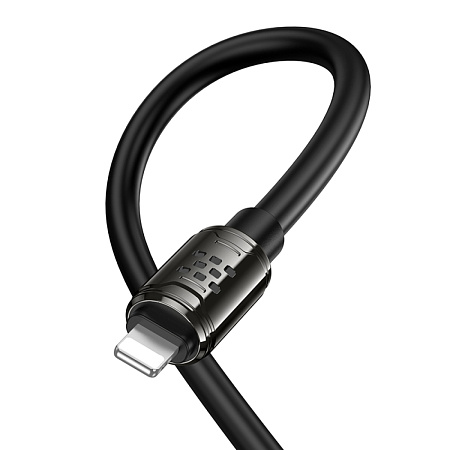 Кабель Lightning to Type-C (PD), HOCO, U143, 1.2м, цвет черный