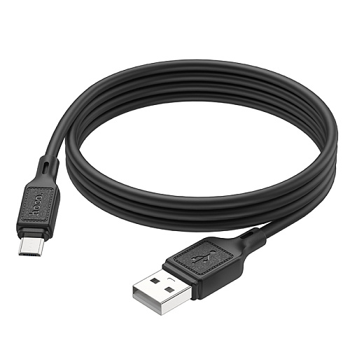 USB Кабель Micro, HOCO, X90, силиконовый, 1м, черный
