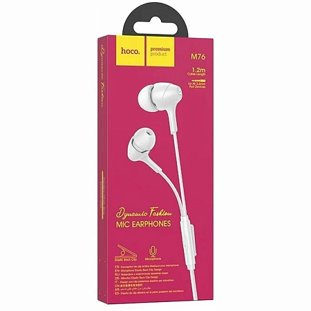   M76 Maya universal earphones, HOCO,   , 