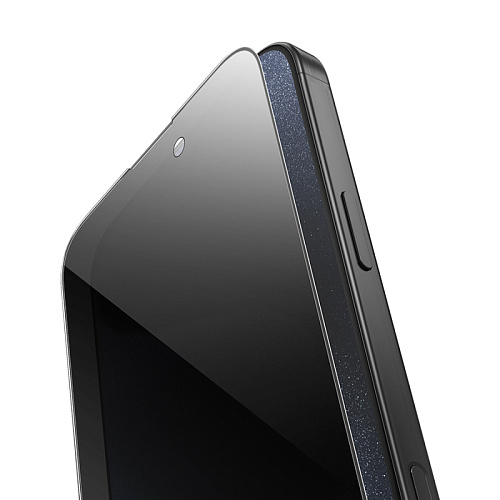 Защитное стекло на iPhone 16 Pro, Privacy, черное, X-CASE