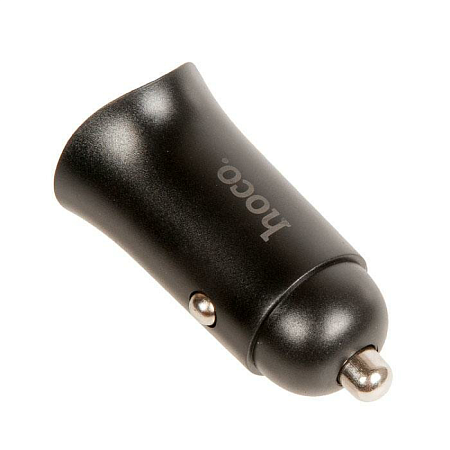 Автомобильное зарядное устройство, 2 USB 3.0 QC (Z39), 18W, HOCO, черный
