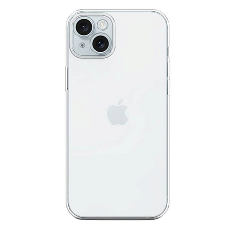 Чехол силиконовый для iPhone 15 Plus (6.7), X-CASE, прозрачный