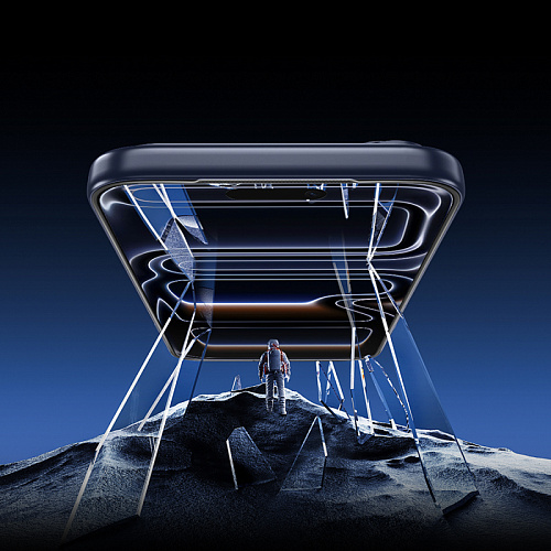 Защитное стекло для iPhone 17 Pro, G777, HOCO, anti-static, черное