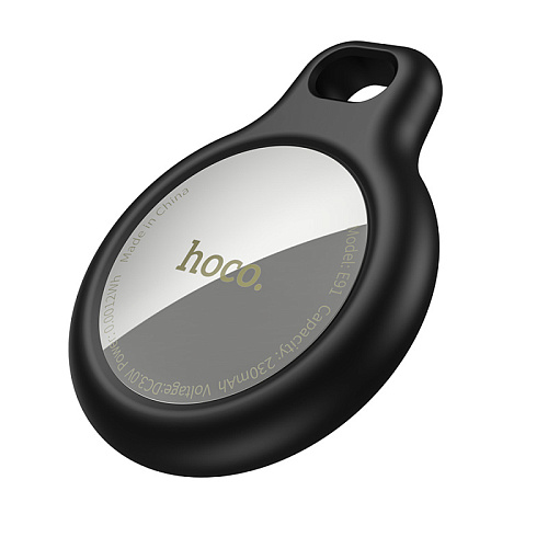 Устройство для поиска вещей E91 (комплект 4 штуки), синхронизация с IOS, Носо, белый с черным чехлом