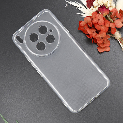 Чехол силиконовый для TECNO Camon 40 Premier (5G), с защитой камеры, X-CASE, прозрачный