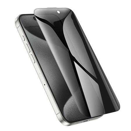 Защитное стекло для iPhone 15 Pro, A38, HOCO, 360-degree Privacy, черное