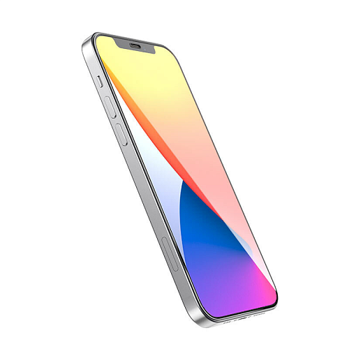 Защитное стекло на iPhone 12 Pro Max (6.7) A12 Plus, HOCO, Nano 3D full screen, черное