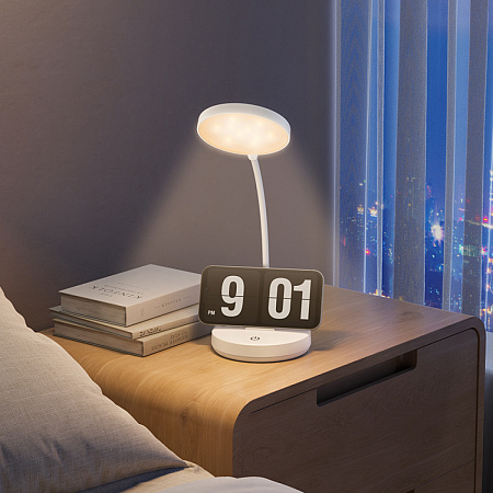 Настольная лампа, HX14, HOCO, время автономной работы 3 часа, белый