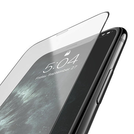 Защитное стекло на iPhone X/XS/11 Pro (G9), HOCO, Full screen HD tempered glass, черное