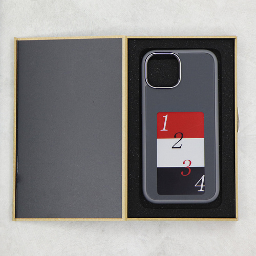 Чехол-накладка для iPhone 15, с экраном, без лого, X-CASE, черный