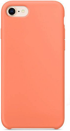 Чехол-накладка для iPhone 7/8/SE (2020), Silicon Case, персиковый