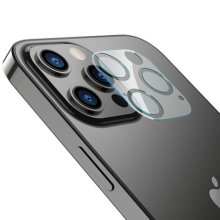 Защитное стекло на iPhone 12 Pro (6.1) V11, 2в1, HOCO, на заднюю камеру, прозрачное