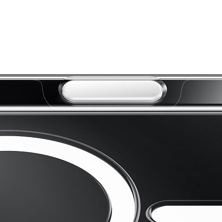 Чехол для iPhone 17, PC+TPU, Магнитный (MagSafe), AS4, HOCO, прозрачный