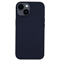 Чехол-накладка для iPhone 14, Silicon Case, без лого, темно-синий