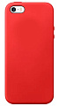 Чехол - накладка для iPhone 5/5S/5SE, Silicon Case, красный