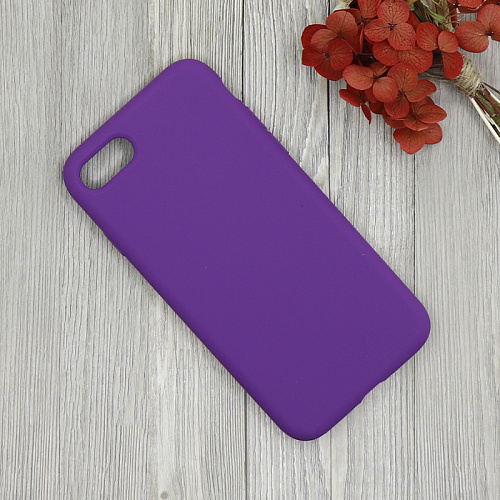 Чехол - накладка для iPhone 7/8/SE (2020), Silicon Case, без лого, фиолетовый