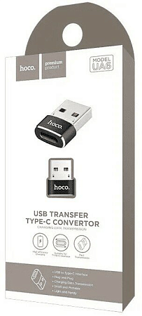 Переходник с USB-A на Type-C, HOCO, UA6
