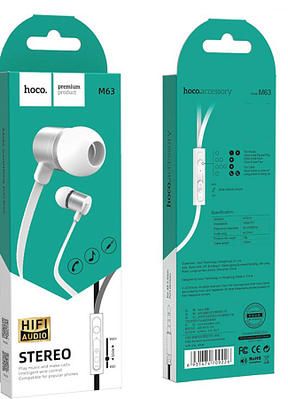   M63 Ancient sound earphones with mic, HOCO, 