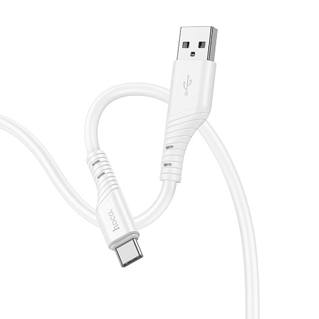 USB Кабель Type-C, HOCO, X97, 1м, силиконовый, белый