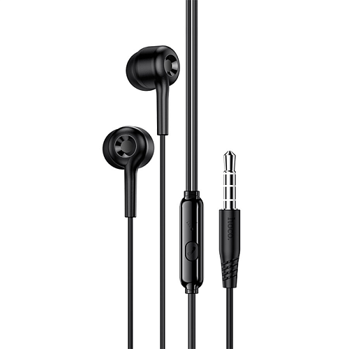 Проводные наушники M82, La musique universal earphones, HOCO, вакуумные с микрофоном, черные