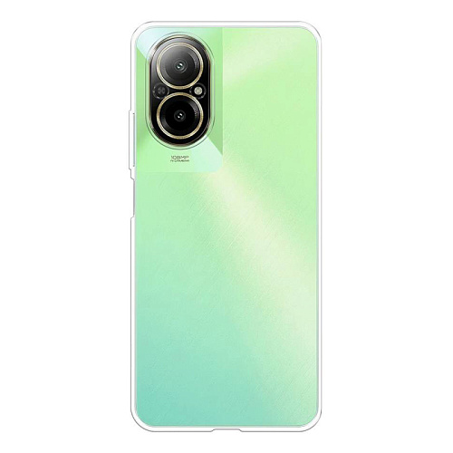 Чехол силиконовый для Realme C67 (4G), с защитой камеры, X-CASE, прозрачный